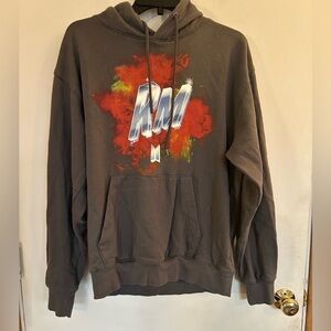 BTS, Korean, boy band, graphic pull over hoodie, size large unisex